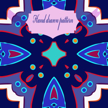 Soyut basit süsleme Dikişsiz desen