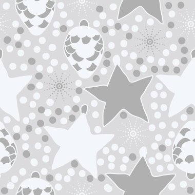 arka plan için sorunsuz Noel deseni, vektör illüstrasyon