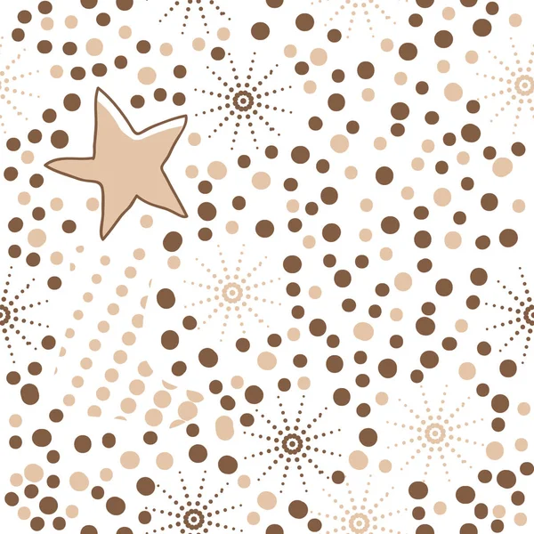 Célébrations Étoiles Motif Sans Couture Illustration Vectorielle — Image vectorielle