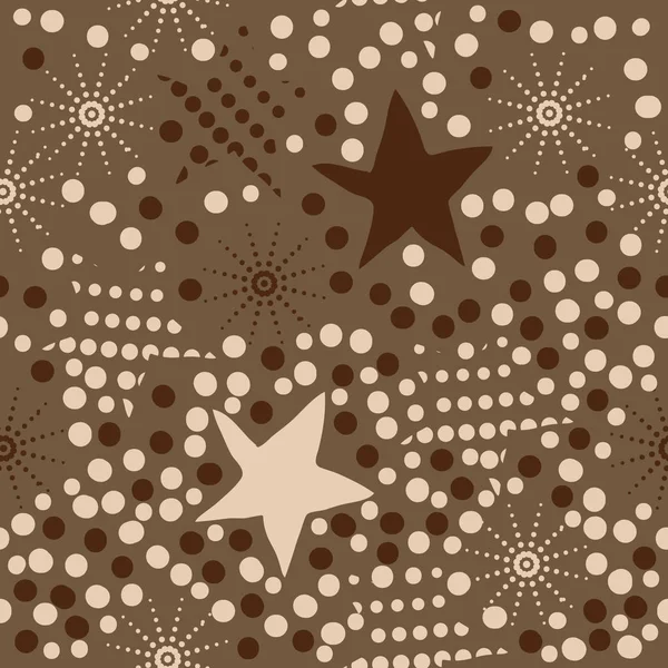 Célébrations Étoiles Motif Sans Couture Illustration Vectorielle — Image vectorielle