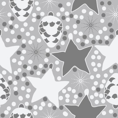 arka plan için sorunsuz Noel deseni, vektör illüstrasyon