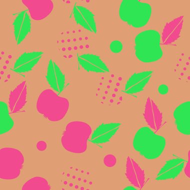 Elma ve yaprakları ile Seamless Modeli