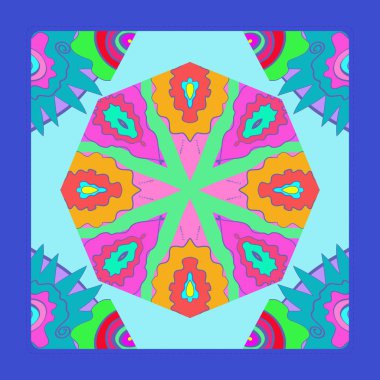 Soyut basit çiçek süsleme Dikişsiz desen