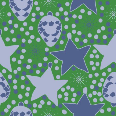 arka plan için sorunsuz Noel deseni, vektör illüstrasyon