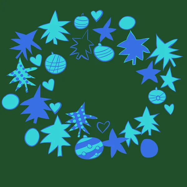 お祝いの星シームレスパターン ベクトルイラスト — ストックベクタ