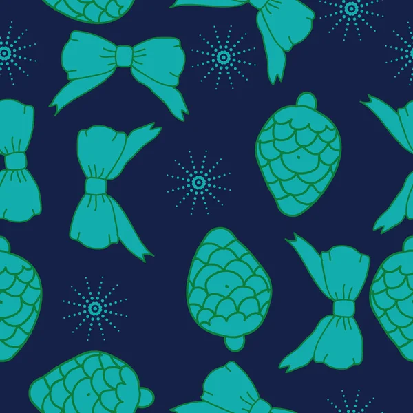 arka plan için sorunsuz Noel deseni, vektör illüstrasyon