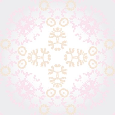 Dairesel dikişsiz dekoratif desen