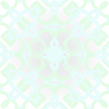 Kopya alanı ile soyut motifdairesel dikişsiz desen