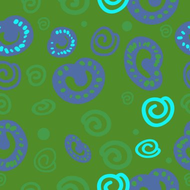 sanatsal soyut dikişsiz desen, vektör illüstrasyon