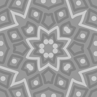 Renkli motifin dairesel dikişsiz deseni