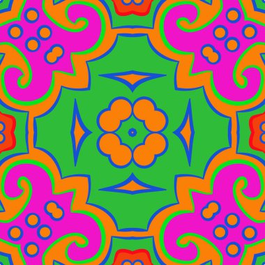 sanatsal soyut dikişsiz desen, vektör illüstrasyon