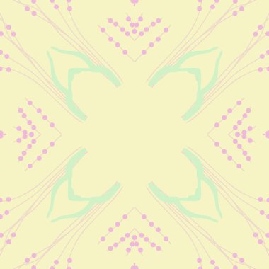 Soyut basit fraktalların kusursuz deseni