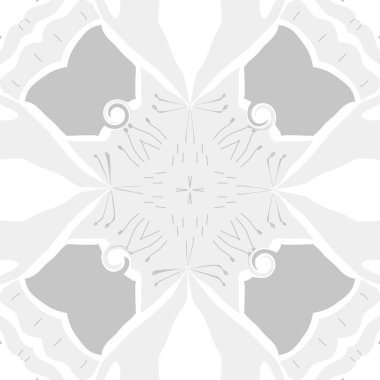 Çiçek motifi dairesel dikişsiz desen, karalamalar, noktalar, çapraz, spiral.  