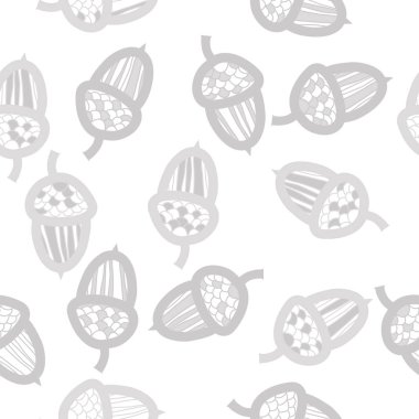 renkli soyut basit meşe palamudu desen