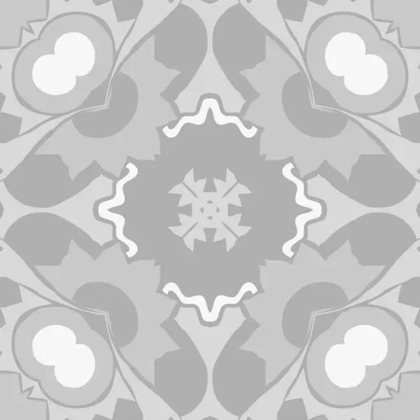 Modèle Circulaire Sans Couture Motif Floral Illustration Simplement Vectorielle — Image vectorielle