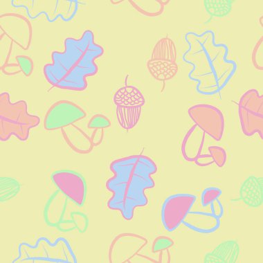 sanatsal soyut dikişsiz desen, vektör illüstrasyon