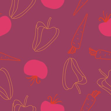 sanatsal soyut dikişsiz desen, vektör illüstrasyon