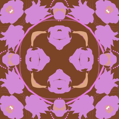 Soyut basit fraktalların kusursuz deseni