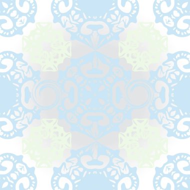 Dairesel dikişsiz dekoratif desen