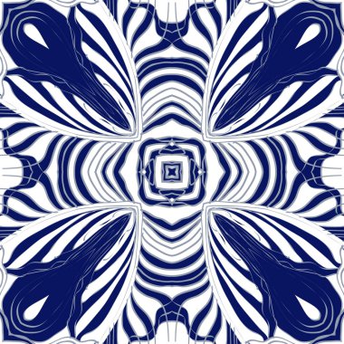 etnik süsler ile dikişsiz vektör arka plan