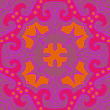 sanatsal soyut dikişsiz desen, vektör illüstrasyon