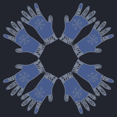 sanatsal soyut dikişsiz desen, vektör illüstrasyon