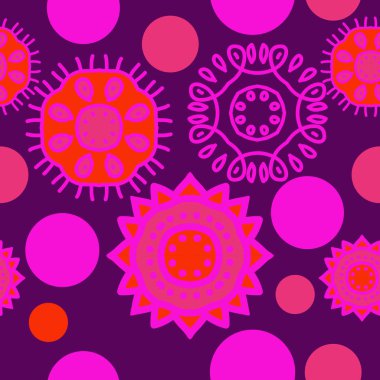 Kesintisiz soyut desen, vektör arka plan