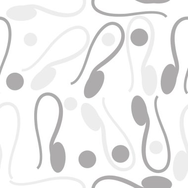 sanatsal soyut dikişsiz desen, vektör illüstrasyon