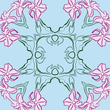 Soyut basit fraktalların kusursuz deseni