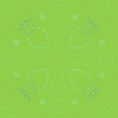 Çiçek motifli dairesel dikişsiz desen, fotokopi alanı