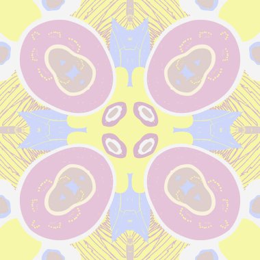 sanatsal soyut dikişsiz desen, vektör illüstrasyon