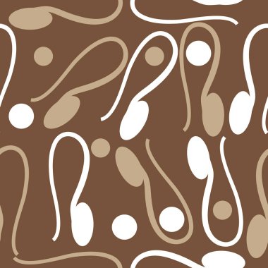 sanatsal soyut dikişsiz desen, vektör illüstrasyon