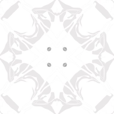 Çiçek motifi, çiçek, yaprak dairesel dikişsiz desen.