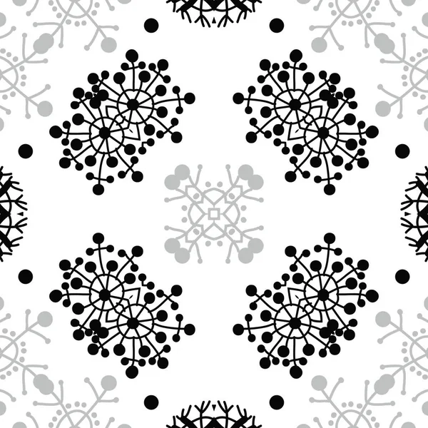 Motif Circulaire Sans Couture Avec Motif Abstrait — Image vectorielle