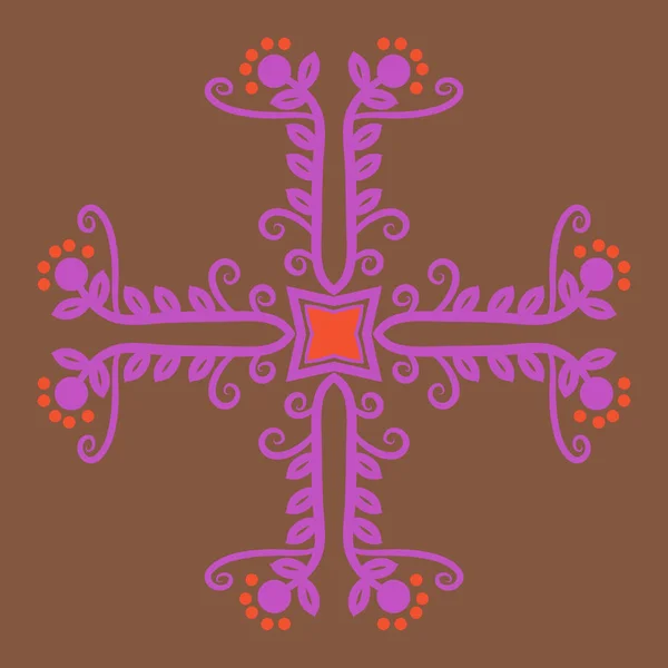 Patrón Sin Costura Floral Motivo Color — Archivo Imágenes Vectoriales