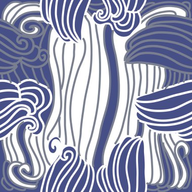 sanatsal soyut dikişsiz desen, vektör illüstrasyon 