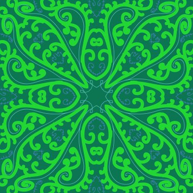 sanatsal soyut dikişsiz desen, vektör illüstrasyon