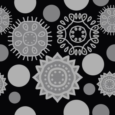 Kesintisiz soyut desen, vektör arka plan