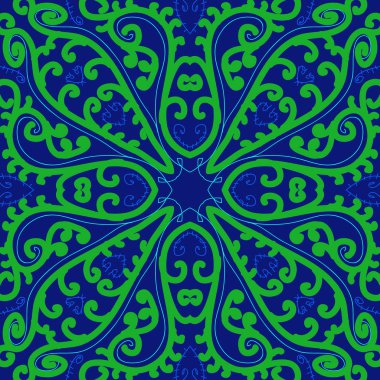 sanatsal soyut dikişsiz desen, vektör illüstrasyon