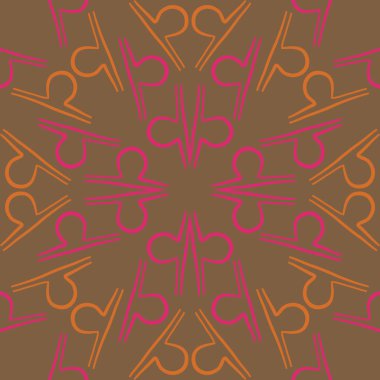 Kesintisiz soyut desen, vektör arka plan