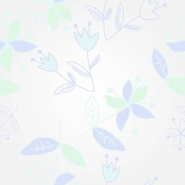 Renkli motif çiçek dikişsiz desen