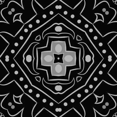 sanatsal soyut dikişsiz desen, vektör illüstrasyon