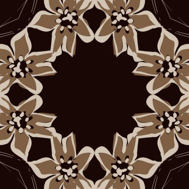 Soyut basit fraktalların kusursuz deseni