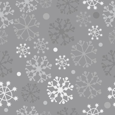 Kış motifleri, kar dikişsiz desen