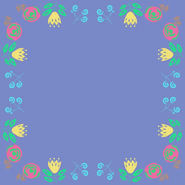 Arka planda kesintisiz yaprak ve çiçek seti