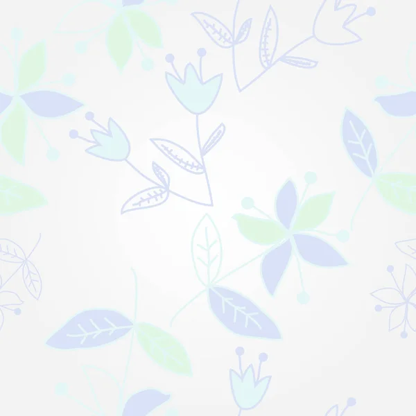 Floral Motif Sans Couture Motif Coloré — Image vectorielle