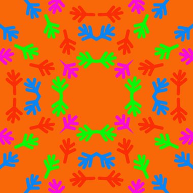 sanatsal soyut dikişsiz desen, vektör illüstrasyon