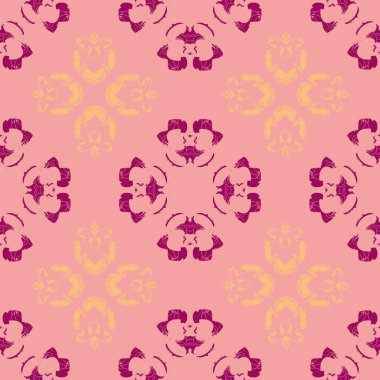 sanatsal soyut dikişsiz desen, vektör illüstrasyon