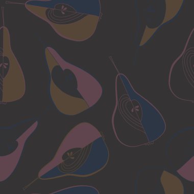 sanatsal soyut dikişsiz desen, vektör illüstrasyon