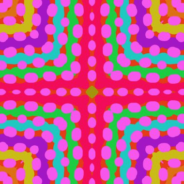 sanatsal soyut dikişsiz desen, vektör illüstrasyon